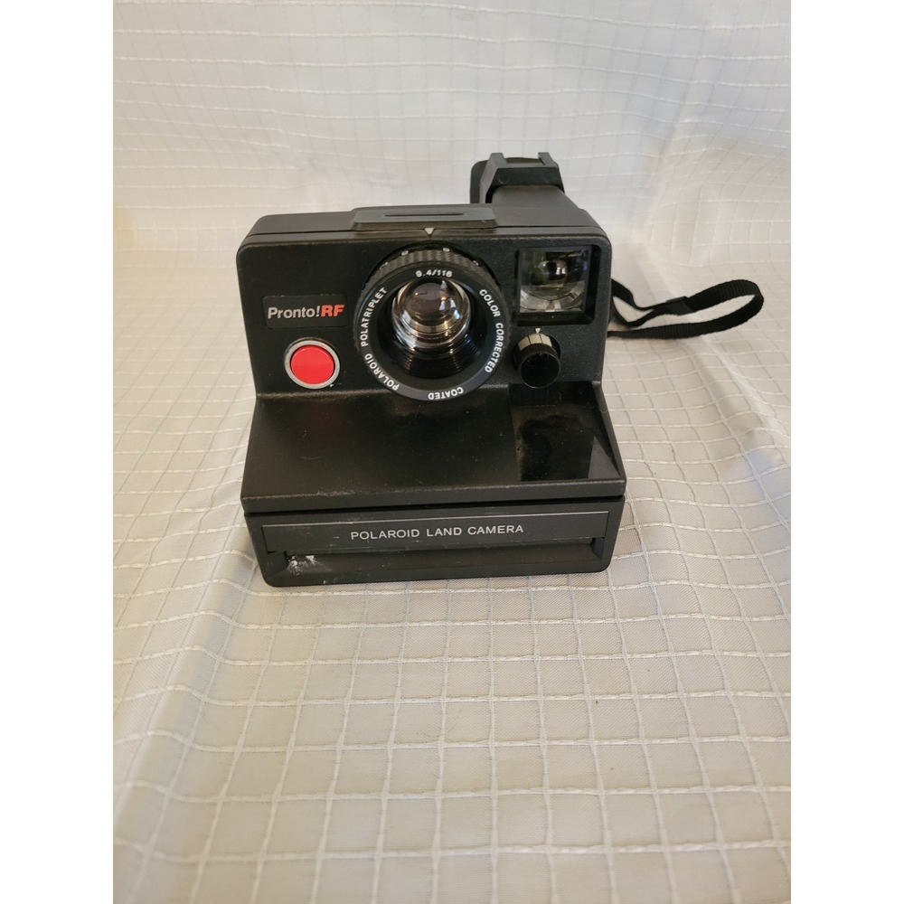 Polaroid Pronto! RF Land Camera Vintage SX-70 Type Instant Film Camera Black